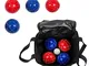 Trademark Innovations Set di Bocce Ball Premium – qualità Top – Palline in Resina 9 Palle...