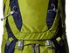 Deuter Aircontact 45 + 10, Zaino Uomo, Verde (Moss/Navy), 24x36x45 Centimeters (W x H x L)