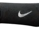 Nike Swoosh Doublewide, Polsino Unisex Adulto, Black/White, Taglia unica