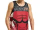 Mitchell & Ness NBA JUMBOTRON Sublimated MESH Tank, Colore: rosso, XL