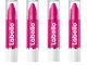 Labello Crayon Lipstick Hot Pink Matitone Labbra in Confezione da 4x3g, Balsamo Labbra con...