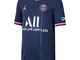 Nike - Paris Saint-Germain Stagione 2021/22 Maglia Home Attrezzatura da gioco, M, Unisex