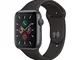 Apple Watch Series 5 (GPS, 44 mm) Cassa in Alluminio, Grigio Siderale e Cinturino Sport -...