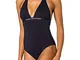 Tommy Hilfiger One-Piece Halter Costume Intero, Desert Sky, S Donna