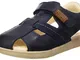 Geox B ALUL Boy A, Sandali a Punta Aperta Bimbo, Blu (Navy C4002), 22 EU