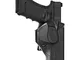 Fondina Vega polimero cama CCH804 per glock 17 18 22 31 37 - Opzione NERO-DX