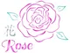 Stencil a forma di rosa, 16,5 x 13 cm (S) - Bloom Flora Word Flower Head Stencil