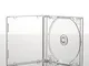 Vision Media custodia CD singola trasparente 10.4mm x10