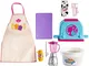 Barbie- Playset Cucina e Cottura Colazione con Accessori e Abiti Giocattolo per Bambini 3+...