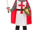Glooke Selected- Costume Cavaliere Medievale, Multicolore, 375045