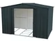 ezooza casetta da Giardino in Metallo Top Shed 322 x 233 cm Colore Grigio Antracite