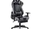 WOLTU Sedia da Gaming Poltrona Gaming Ergonomica Sedie da Ufficio Stile Racing con Poggiap...