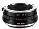 K&F Concept Anello Adattatore per Obiettivo Sony Alpha A-Mount (and Minolta AF) a Fotocame...