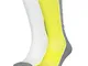 Head Performance Quarter Socks (2 Pack) Calzini, Lime, 39/42 Unisex-Adulto
