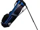 Longridge 6' WEEKEND Golf Stand Borsa, Blu/Argento