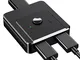 HDMI Switch 4K HDMI Splitter Bidirektionaler 2 in 1 Out oder 1 In 2 Manueller HDMI Verteil...