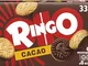 Pavesi Ringo Biscotti Farciti con Crema al Gusto Cacao per Colazione o Gustoso Snack, Senz...