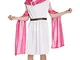HENBRANDT Costume da dea Greca per Bambini di Grandi Dimensioni età 10 - 12 Anni