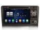 Erisin 7 Pollici Android 11 2DIN Autoradio Navigatore GPS per Audi A3 S3 RS3 RNSE-PU Suppo...