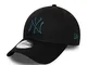 A NEW ERA Era York Yankees MLB cap 39thirty Basecap NY Baseball Kappe Schwarz Blau - L-XL