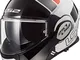 Casco moto LS2 FF399 VALIANT PROX Bianco Nero Rosso, Bianco/Nero/Rosso, XS