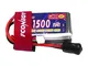 FCONEGY 3S Batteria RC 11.1V 1500mAh 80C LiPo Batteria con connettore XT60 Modello di fabb...