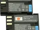 DSTE 2-Pacco Ricambio Batteria per Pentax D-LI90 K-01 K-3 K-3II K-5 K-52K-5II K-5IIs K-7 K...