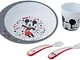 NUK Disney Mickey Mouse - Set per imparare a mangiare, confezione regalo, senza BPA, a par...