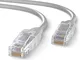 Mr. Tronic 30m Cavo di Rete Ethernet | CAT5E, AWG24, CCA, UTP, RJ45 (30 Metri, Grigio)