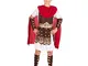 Boland - Costume da Gladiatore per bambini, set con tunica, protezione per braccia e gambe...