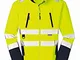 4 Protect giacca segnaletica in Softshell PITTSBURGH, protezione dagli agenti atmosferici,...