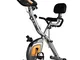 XIUQI Bicicletta Spinning Bike,Espositore LED, Cyclette Fitness Cardio Allenamento Casa Ci...