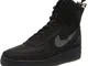 Nike W AF1 Shell, Scarpe da Basket Donna, Black/Dark Grey-Black, 44 EU