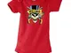 TRVPPY - Body a maniche corte per bambini e bambine, modello Guns and Roses, taglia 3-24 m...