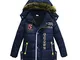 Mbby Cappotto di Piumino Ragazzi Invernale, 2-6 Anni Capispalla per Bambini con Cappuccio...