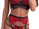 Sexoo Donna Babydoll Lingerie Set Sexy Hot Completi Intimi Camicie da Notte Biancheria di...