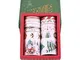 Lychii 10 PCS Washi Tape, Christmas Tape Decorativo Coprente per lavoretti di Fai da Te, d...