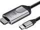 Cavo USB C Cavo HDMI, Tipo C Adattatore HDMI, Thunderbolt Hdmi USB Mini USB C A HDMI Per M...