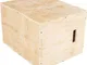 Gorilla Sports® Plyo Box - 3 in 1, Legno, 3 Altezze, 60 x 50 x 75 cm, Carico Massimo 200 k...