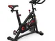 Schwinn Fitness 700IC Indoor Cycle, trasmissione a cinghia, resistance_mechanism, Nero