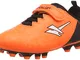 Gola Alpha Mld Velcro, Scarpe da Calcio Bambino, Arancione (Orange/Black Ub), 26 EU