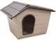 Croci Canile Villa Recycled - Cuccia Smontabile per Cani, Cuccia da esterno in Materiali R...