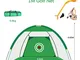 JFBZS Folding Golf Tenda Aid Mattraining Outdoor Indoor Altalena Grassland equipaggiamento...