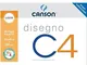 Canson Album da Disegno C4 Liscio riquadrato - 33x48 cm - 200 g/mq - 20-100500454