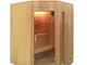 Home Deluxe – Sauna tradizionale – Relax XL – Legno di abete Hemlock – Dimensioni: 150 x 1...