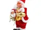 Natale Elettrico Babbo Natale Capodanno Regalo di Natale per Bambini Toy Singing Dancing T...