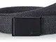 Vans Mn Deppster II Web Belt Cintura, Nero (Black Heather Bhh), (Taglia Unica: OS) Uomo