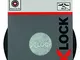 Bosch Professional 2608601712 Platorello Semiduro, X-Lock, grigio, Ø115 mm