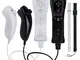 TechKen Wii Controller remoto con controller Nunchuck Wii con telecomando Nunchuk Wii di r...