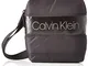 Calvin Klein Puffer Mini Reporter - Borse a spalla Uomo, Nero (Black), 1x1x1 cm (W x H L)